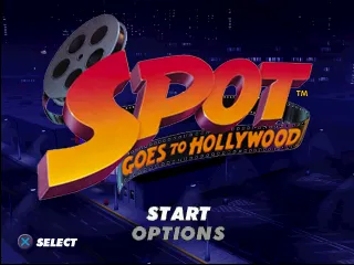 Spot Goes to Hollywood PlayStation Title screen