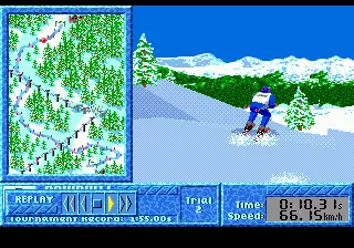 The Games: Winter Challenge Genesis Instant replay