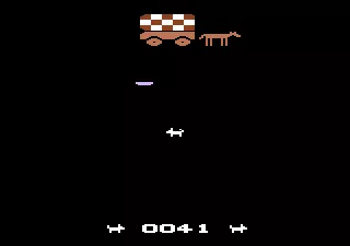 Chase the Chuck Wagon Atari 2600 The between level bonus screen