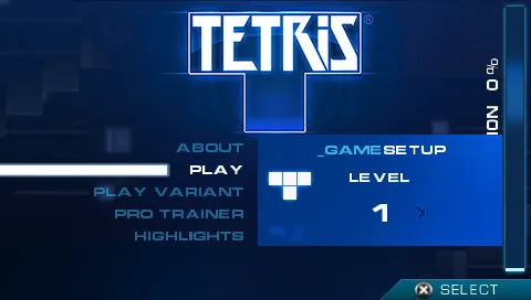 Tetris PSP Game Setup