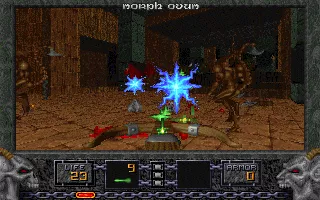 Heretic: Shadow of the Serpent Riders DOS First level