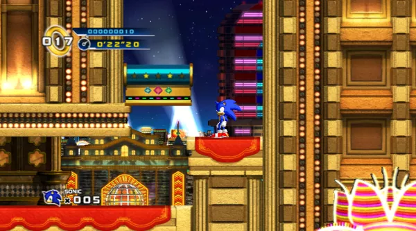 Sonic the Hedgehog 4: Episode I Wii The Casino Street Zone