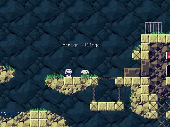 Cave Story Windows Meeting the bunnies