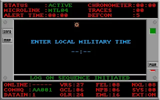 Defcon 5 Amiga Enter time