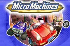 Micro Machines Game Boy Advance Title screen