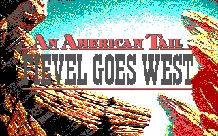 An American Tail: The Computer Adventures of Fievel and His Friends DOS Title screen (EGA)