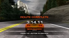 Need for Speed: The Run Wii Level Complete Screen