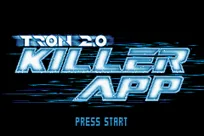 TRON 2.0: Killer App Game Boy Advance Title Screen