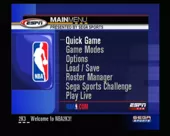 NBA 2K3 Xbox Main Menu