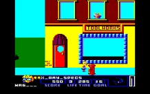 The Simpsons: Bart vs. the Space Mutants Amstrad CPC ...now it&#x27;s red