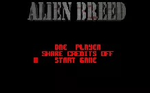 Alien Breed DOS Main Menu