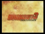 Burnout 3: Takedown PlayStation 2 End of Intro Movie after a big crash transition to Title Screen