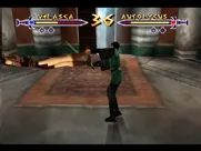 Xena: Warrior Princess - The Talisman of Fate Nintendo 64 Autolycus swings Velasca around for a hammer throw
