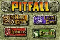 Pitfall: The Lost Expedition Game Boy Advance Main menu
