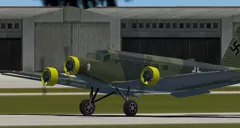 Fighter Squadron: The Screamin&#x27; Demons over Europe Windows A Ju 52M/3 about to lift off