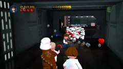 LEGO Star Wars II: The Original Trilogy PSP Han Solo vs. Stormtroopers at Death Star corridors