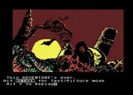 Scott Adams&#x27; Graphic Adventure #5: The Count Atari 8-bit Oops, this adventure is over!
