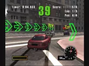 Burnout GameCube Racing through City Streets