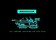 Panzadrome Amstrad CPC Title screen