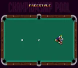Championship Pool SNES Getting ready for the break