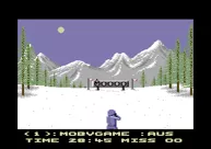Winter Challenge: World Class Competition Commodore 64 The target shooting portion