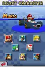 Mario Kart DS Nintendo DS Driver selection