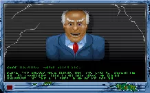 Blake Stone: Aliens of Gold DOS Goldfire taunts you after your defeat.