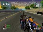 Road Rash: Jailbreak PlayStation Crashing a rival biker.