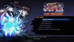 Super Street Fighter II Turbo: HD Remix Xbox 360 Title screen