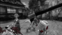 Afro Samurai Xbox 360 Overfocus mode slows time and kills enemies in one hit.