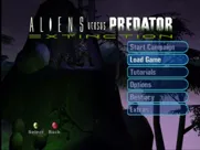 Aliens Versus Predator: Extinction Xbox Main menu.
