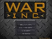 War Inc. DOS Main Menu