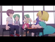 Higurashi Daybreak Windows Story mode intro: the after school club, here visited by Shion