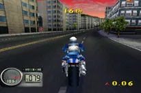 Road Rash 3-D PlayStation Nice urban scenery