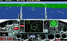 Flight of the Intruder DOS Cockpit view