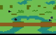 Armor Battle Atari 2600 A game in progress