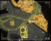 Don&#x27;t Starve Windows Map - The map (zoomed-in) views (most) areas of interest that has been explored by the player. An auto-map function allows the player to track explored and unexplored regions.