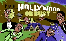Hollywood or Bust Commodore 64 Loading Screen.