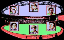 Kenny Dalglish Soccer Manager Atari 8-bit Manager menu