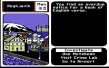 Where in Europe is Carmen Sandiego? Commodore 64 Found a clue.