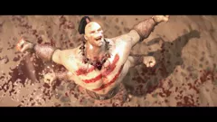 Mortal Kombat X PlayStation 4 Goro with the most manliest winning pose (and winning scream) ever. The testosterone on some men....