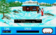 Winter Challenge: World Class Competition Amiga Down hill - Attempt #1