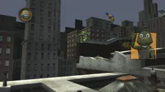TMNT Windows Mission 4. Jumping on rooftops