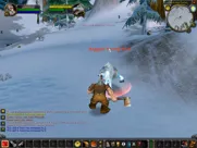 World of WarCraft Windows Fighting a wolf.  Looks like it&#x27;s about to bite my head off