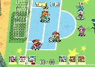 Tiny Toon Adventures: Acme All-Stars Genesis Chaotic situation in a soccer game