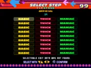 Dance Dance Revolution: Konamix PlayStation Edit data mode, you can choose official and custom steps from songs.