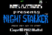 Night Stalker Apple II Title screen (original)