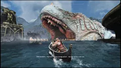 God of War PlayStation 4 Getting eaten by a giant snake... voluntarily