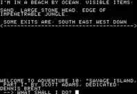 Savage Island Apple II Starting on a Lonely Beach